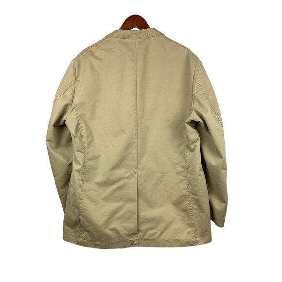 Life Khaki Mens Beige Blazer Jacket L Cotton & Polyester Blend - Picture 2 of 6